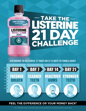 Listerine 21 Day Challenge Poster Design-01